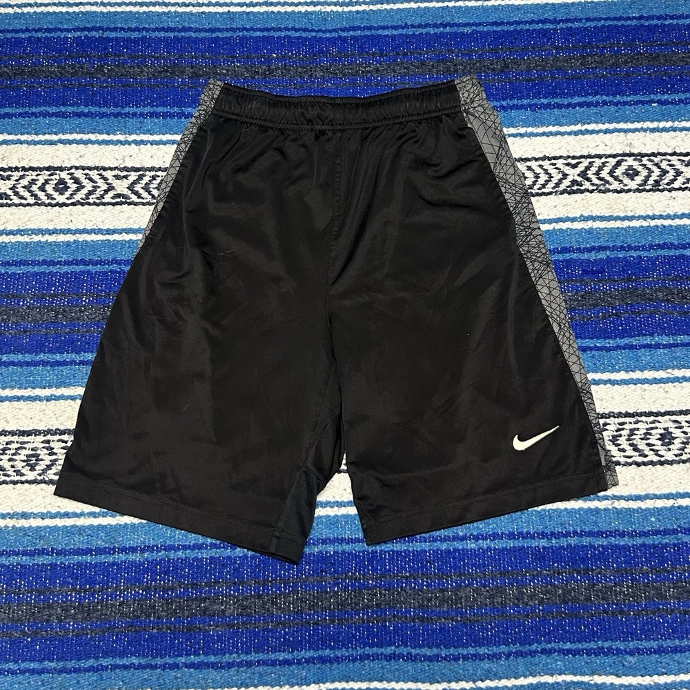 Nike Dri-FIT Youth XL Basketball Shorts Black Gray Athletic Swoosh